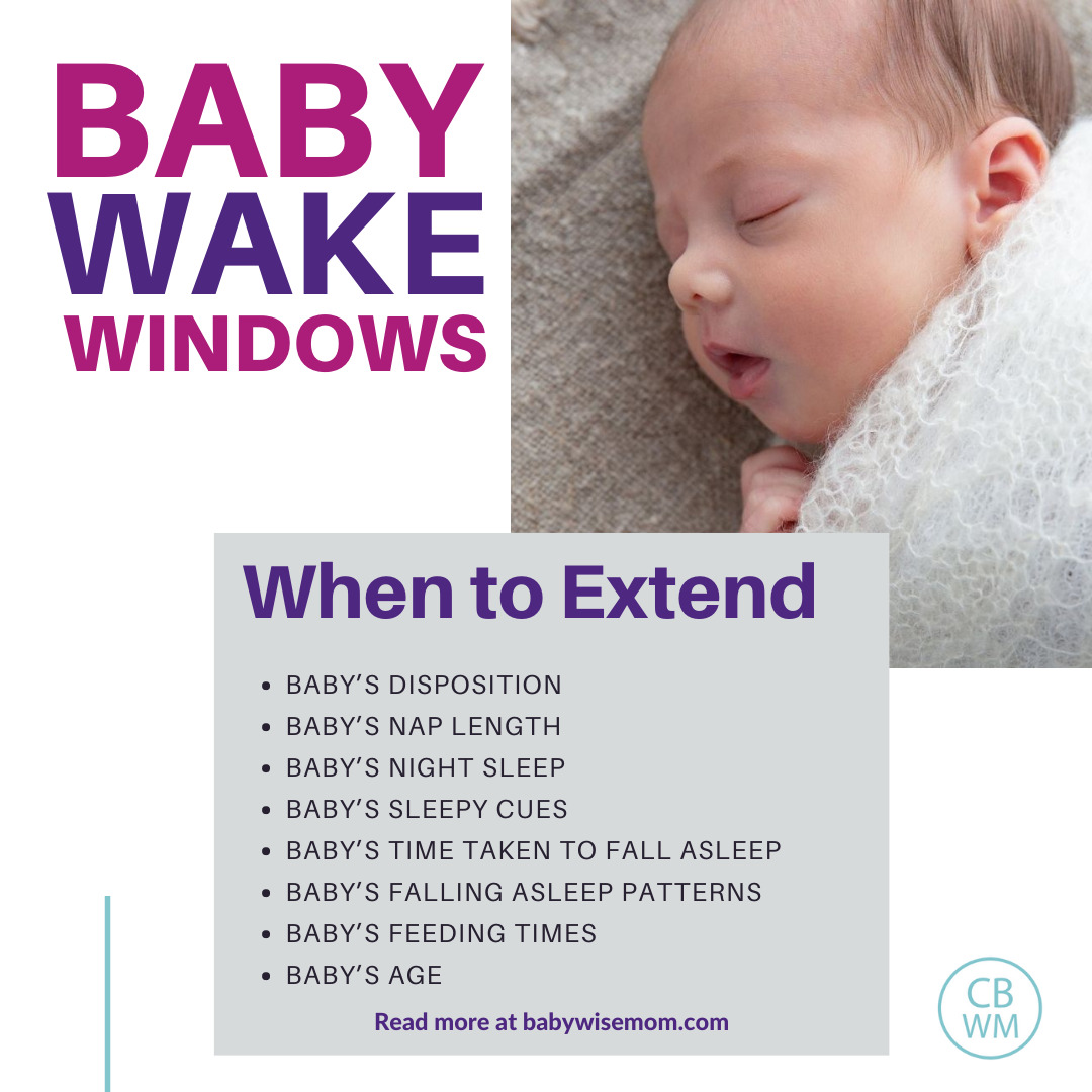 When and How to Extend Baby