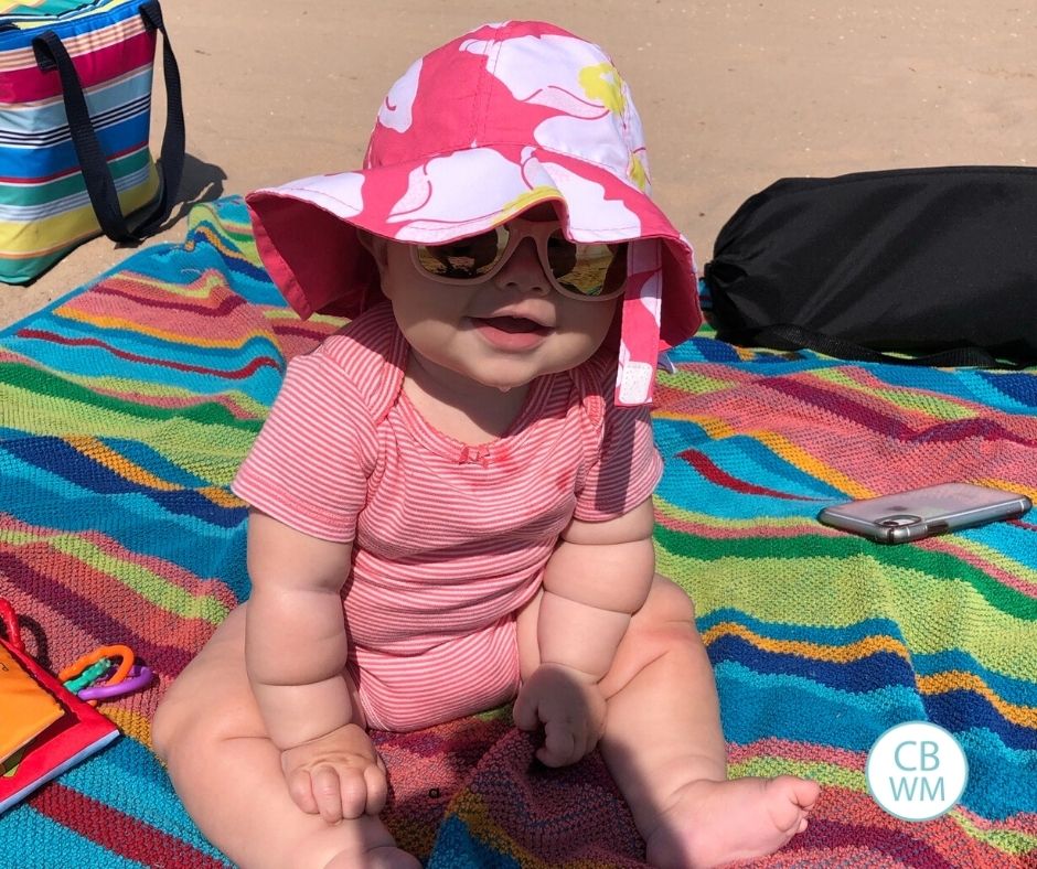 baby on the beach