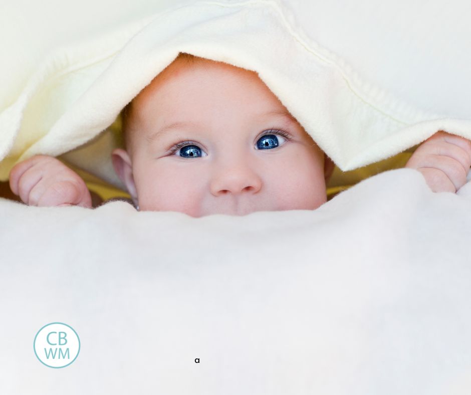 Baby under a blanket