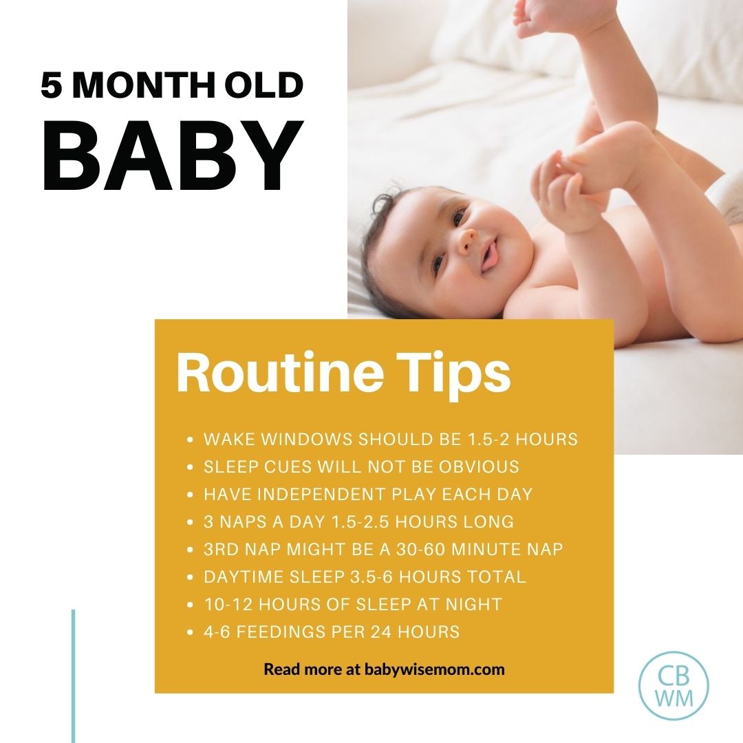 5 month old baby routine tips