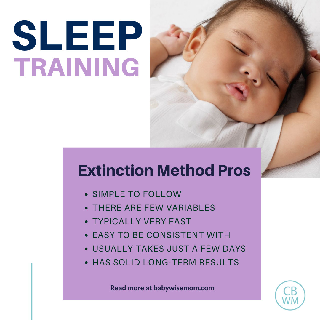Extinction Sleep Training Pros