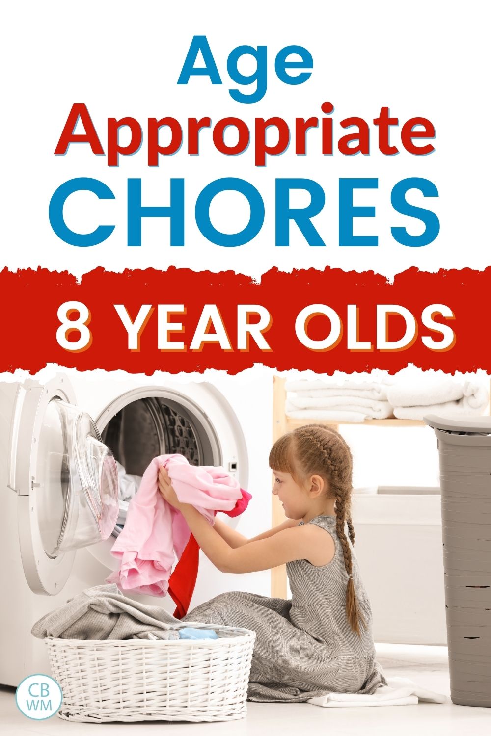 Chores for 8 year olds pinnable image
