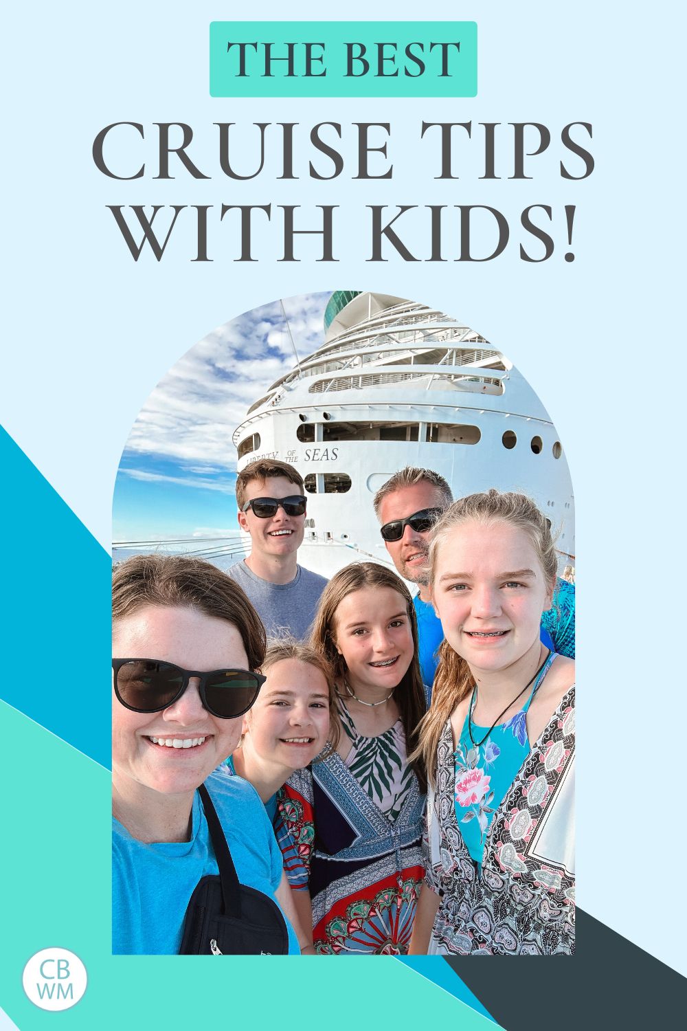 Cruise tips with kids pinnable image