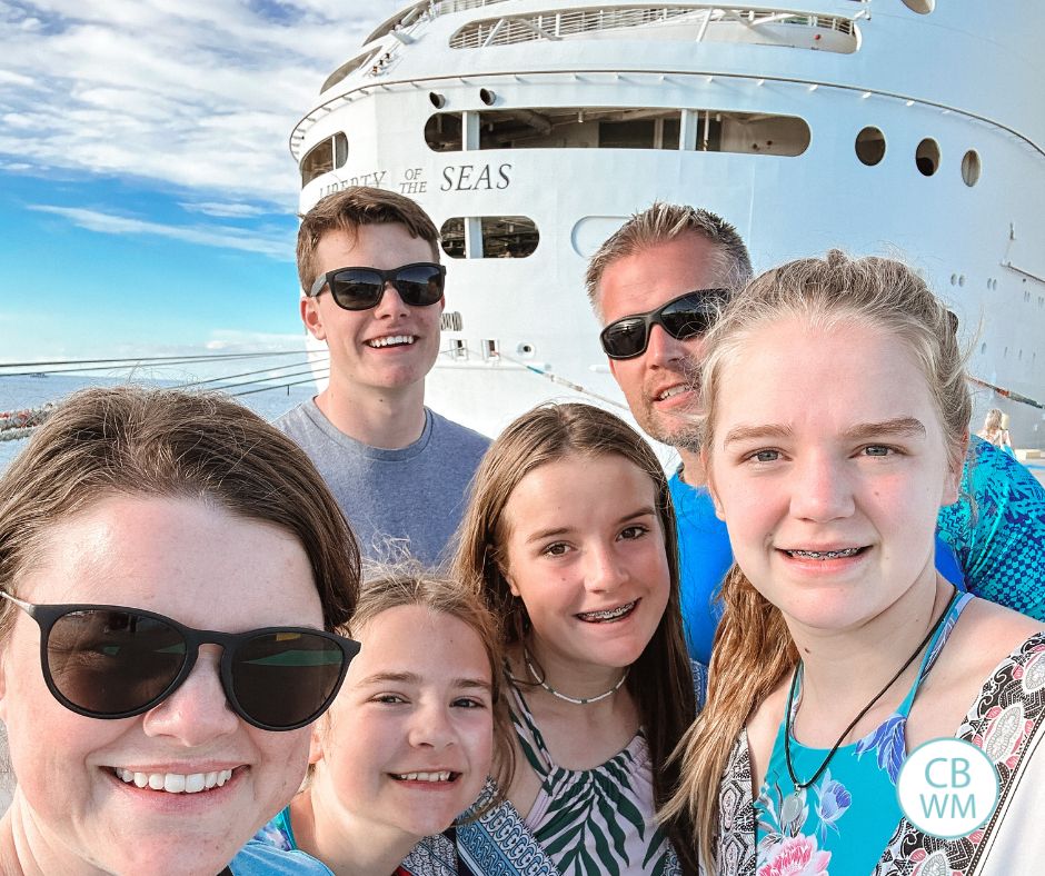 Family on a Royal Caribbean Cruise