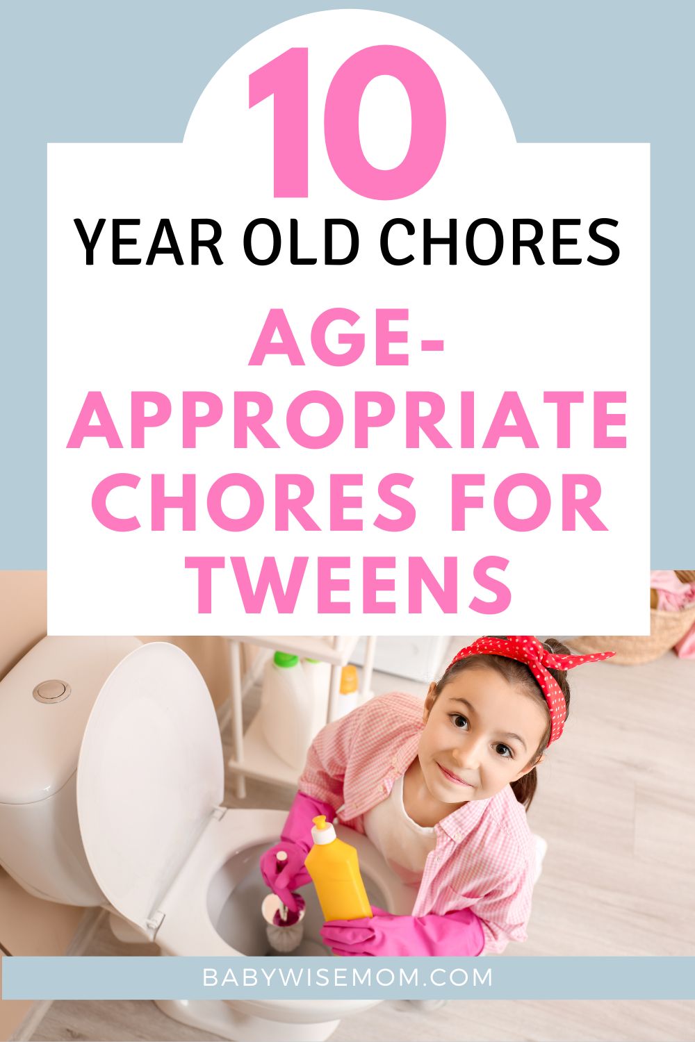 10 year old chores pinnable image