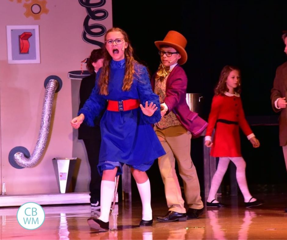 Brinley as Violet in Willy Wonka Jr.