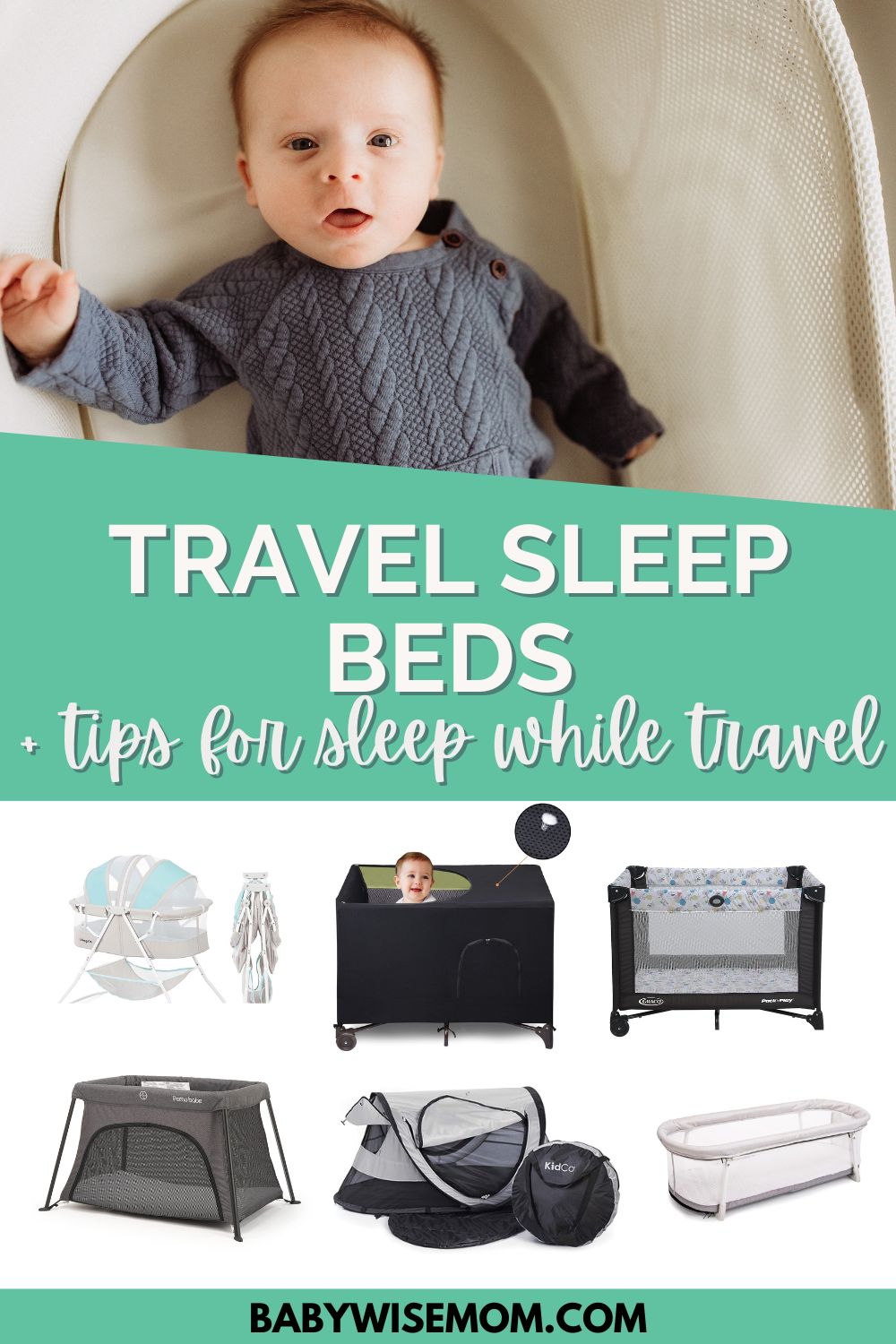 Travel sleep bed pinnable image