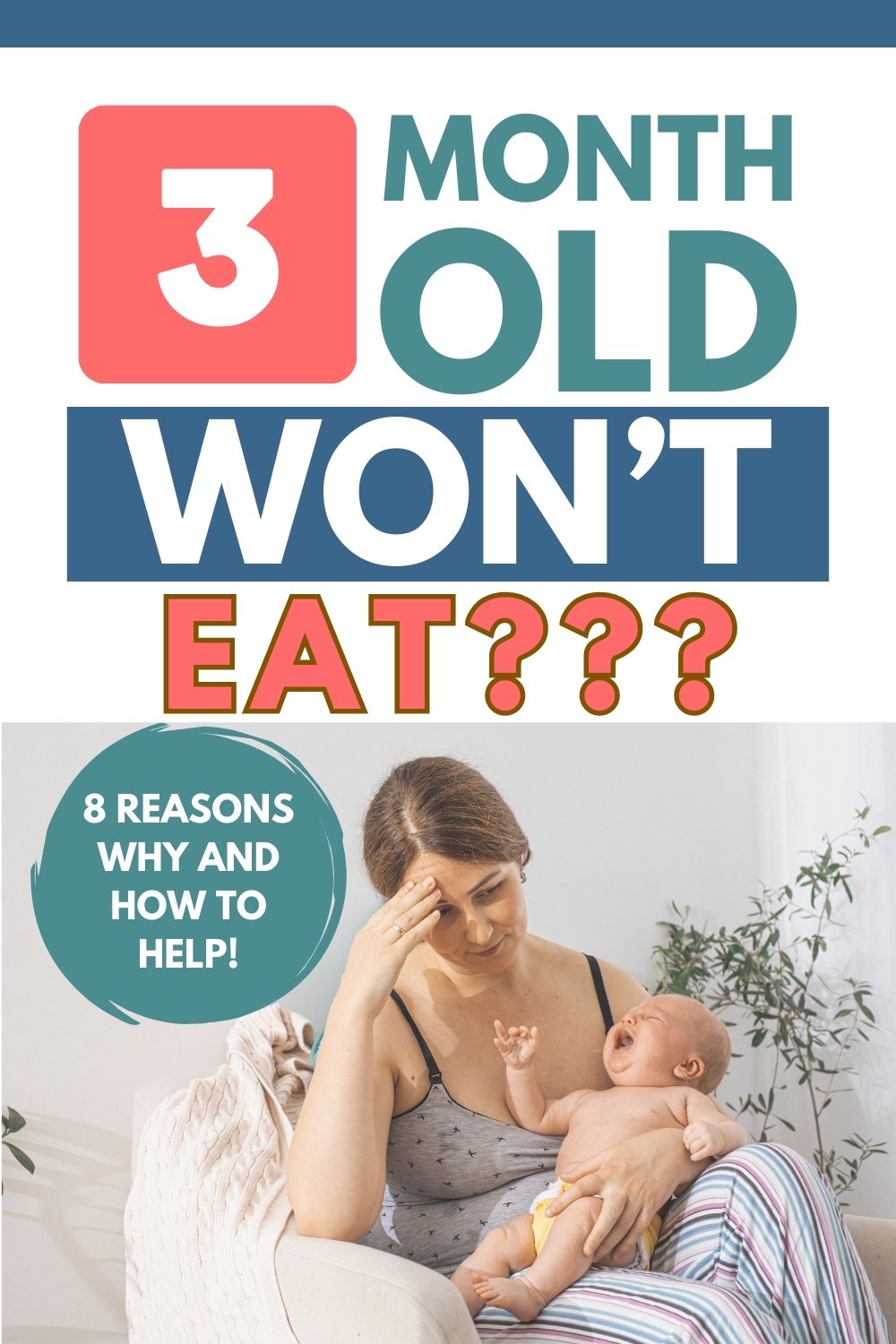 3 month old won't eat pinnable image