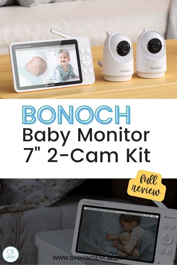 Bonoch baby monitor 2-cam camera review pinnable image