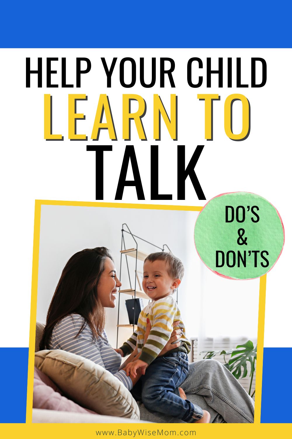 Help child learn to talk pinnable image