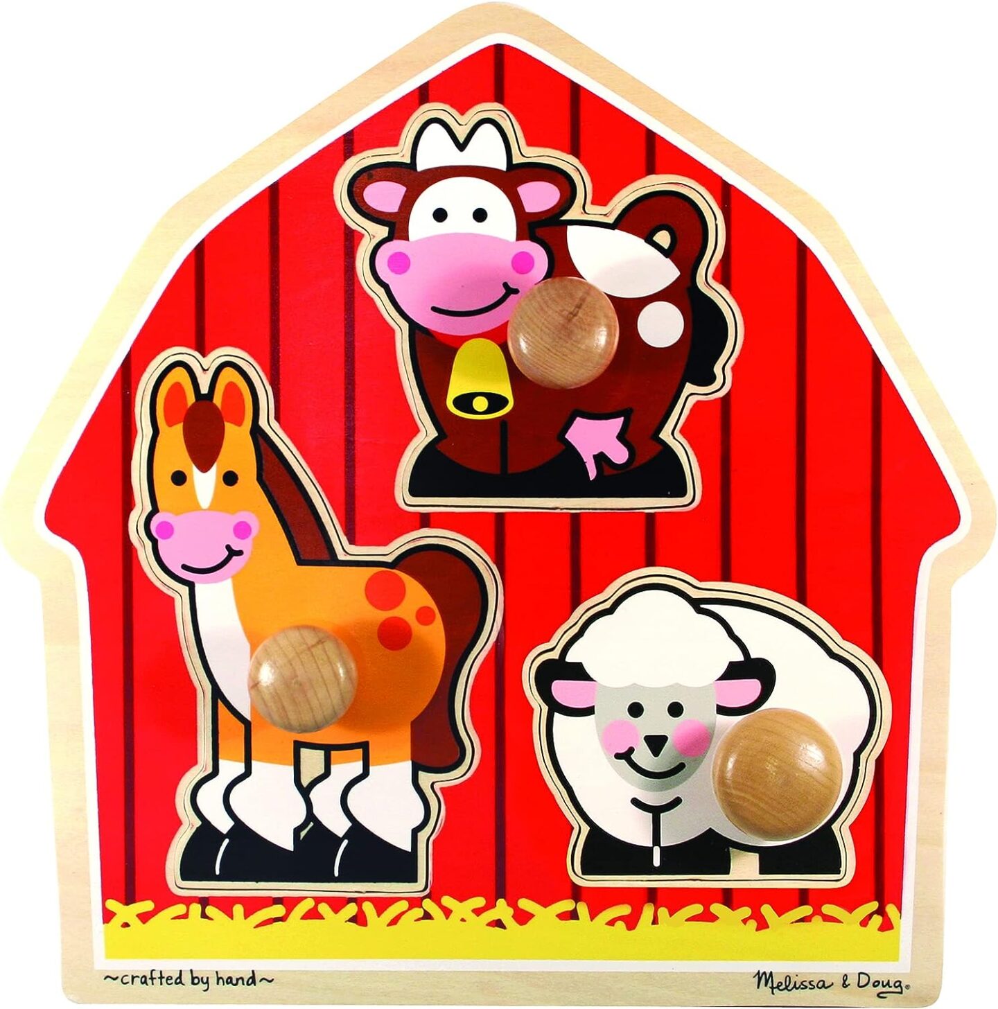 Knob puzzle for baby