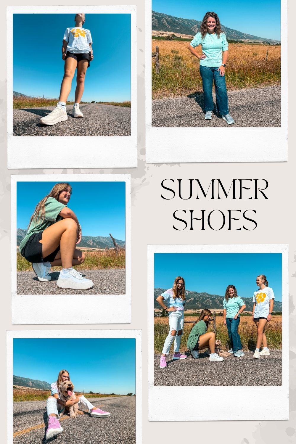 Summer shoes pin