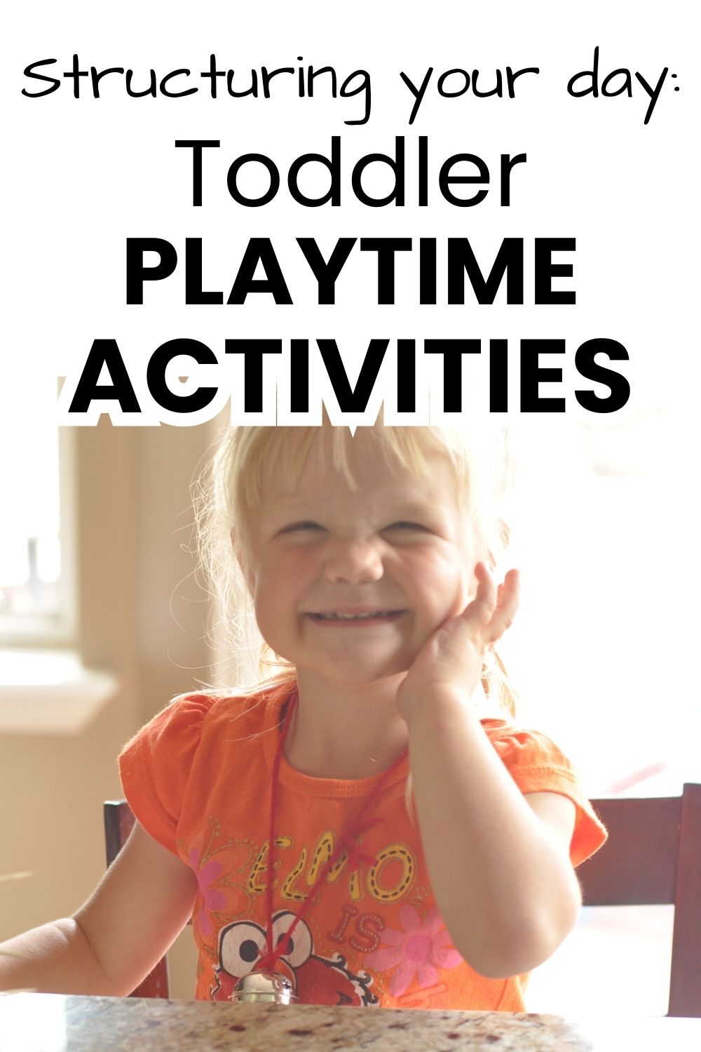 Todddler playtime activities pinnable image