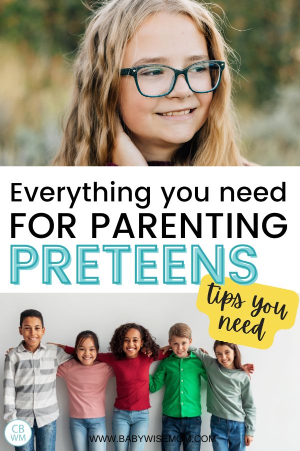 Everything for parenting preteens pinnable image