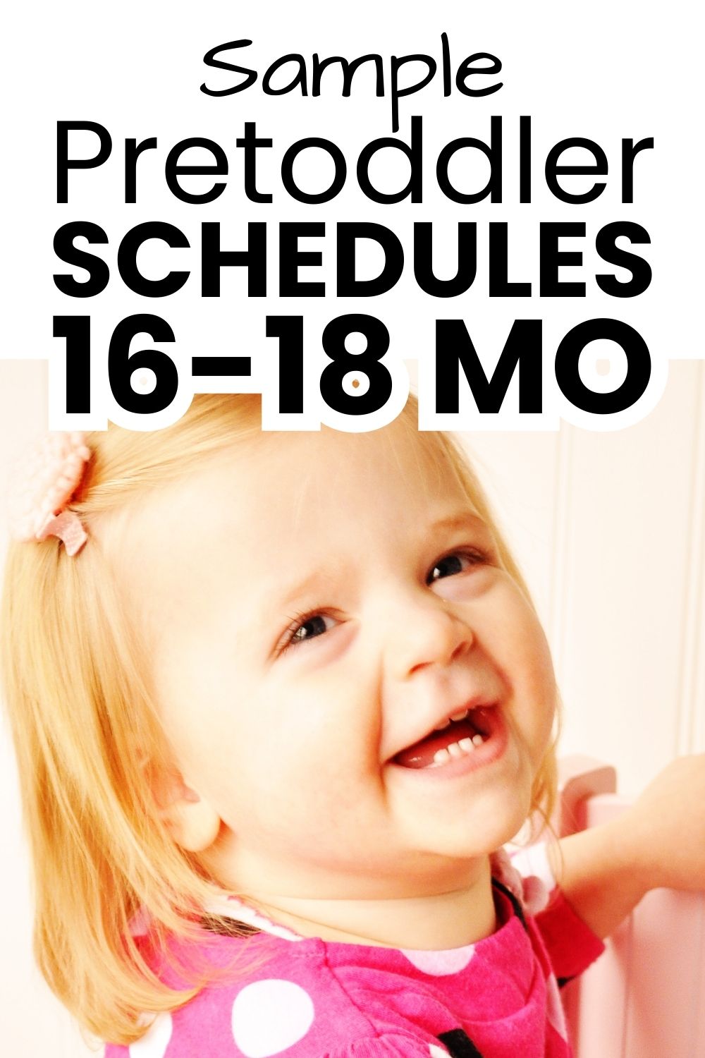 16-18 months old schedules pinnable image