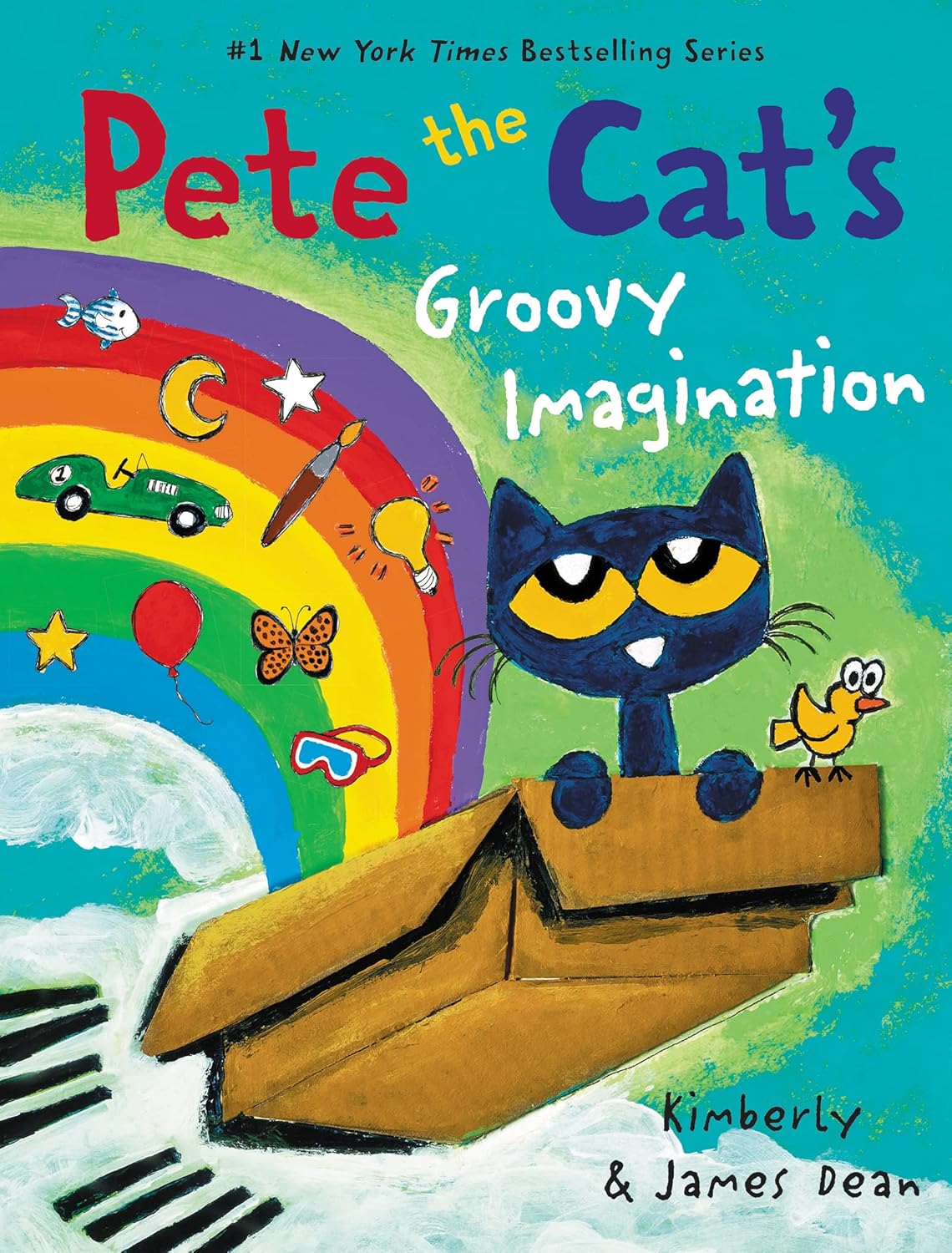 4. "Pete the Cat's Groovy Imagination" by Kimberly & James Dean book cover