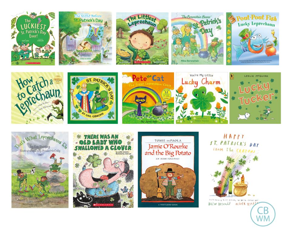Book covers of the picture books listed in this post