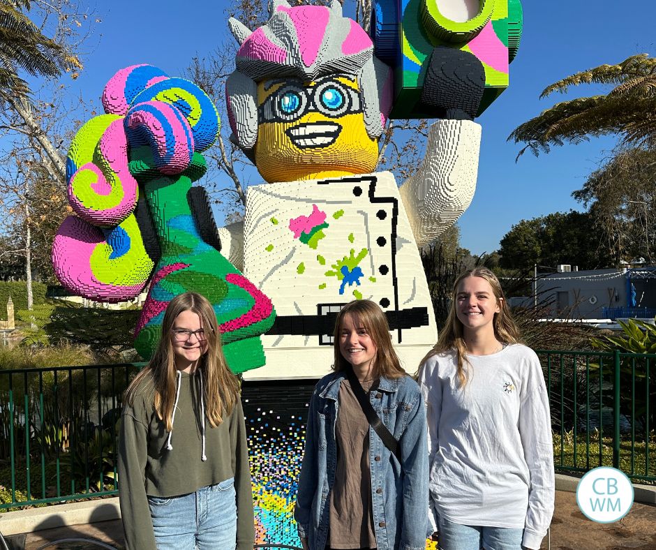 3 girls at Legoland California
