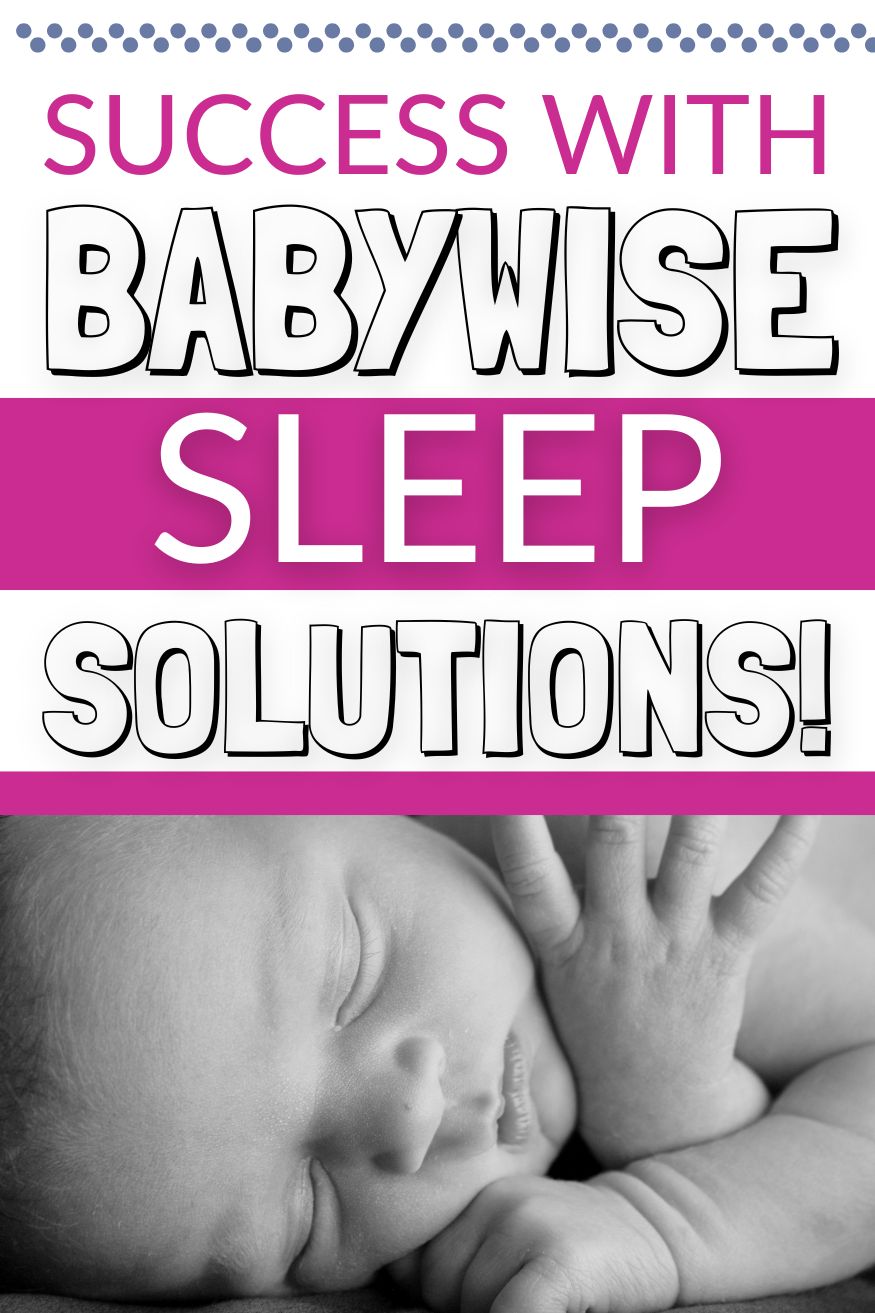 Babywise Sleep Solutions pinnable image