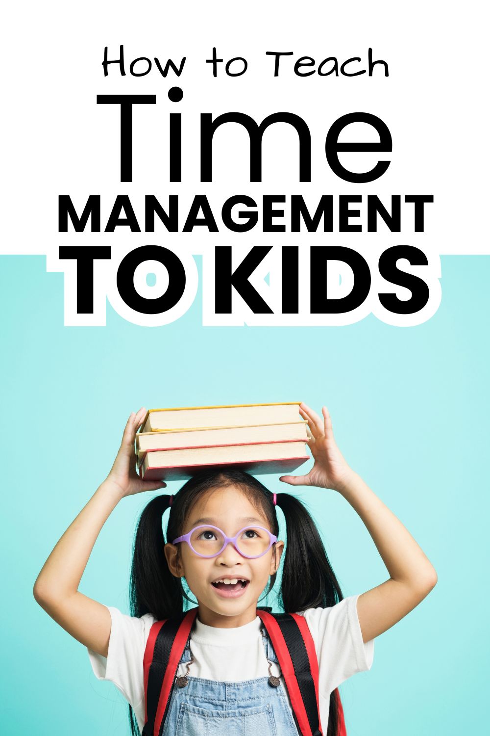 Teach time management to kinds pinnable image