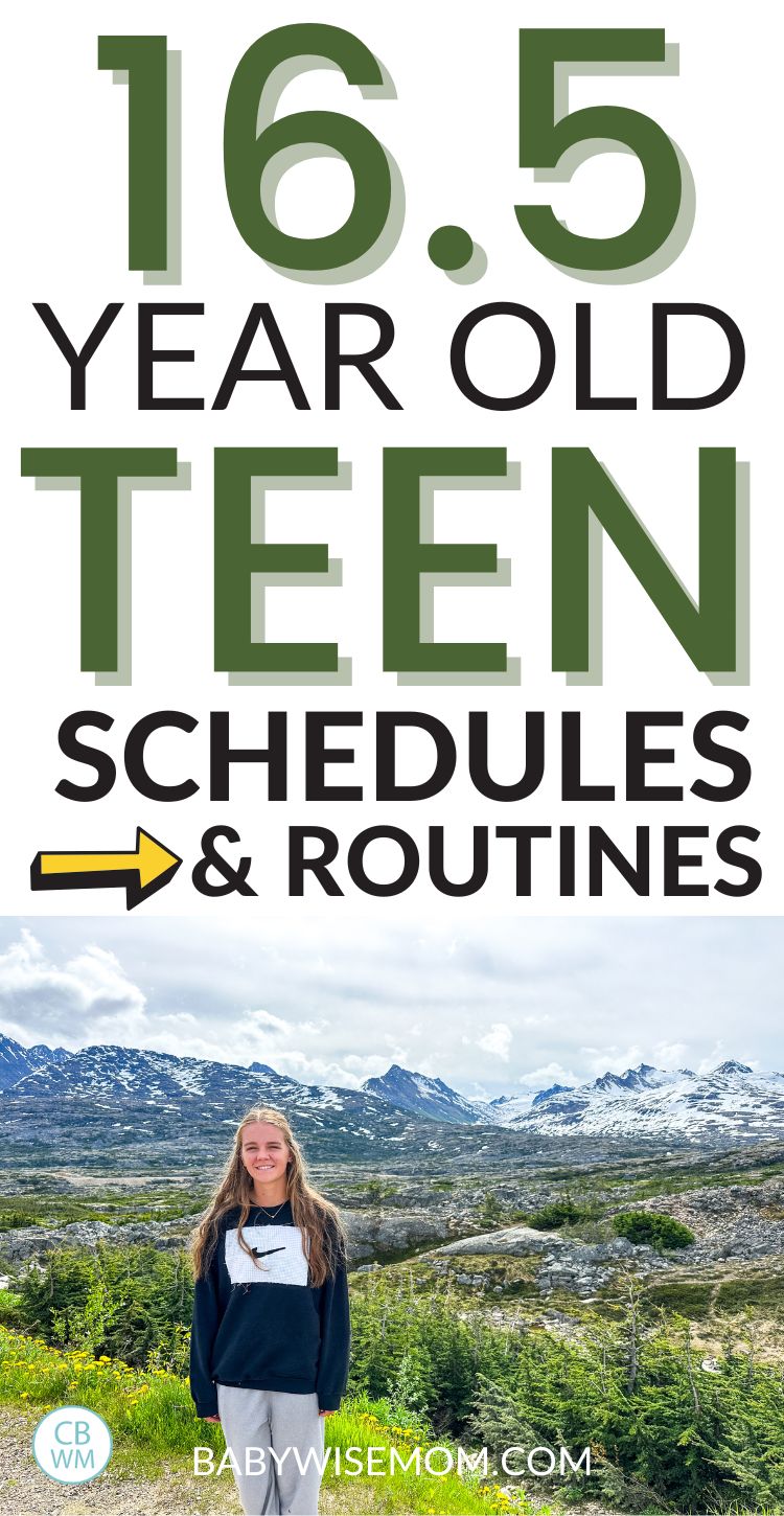 16.5 teen schedule pinnable image
