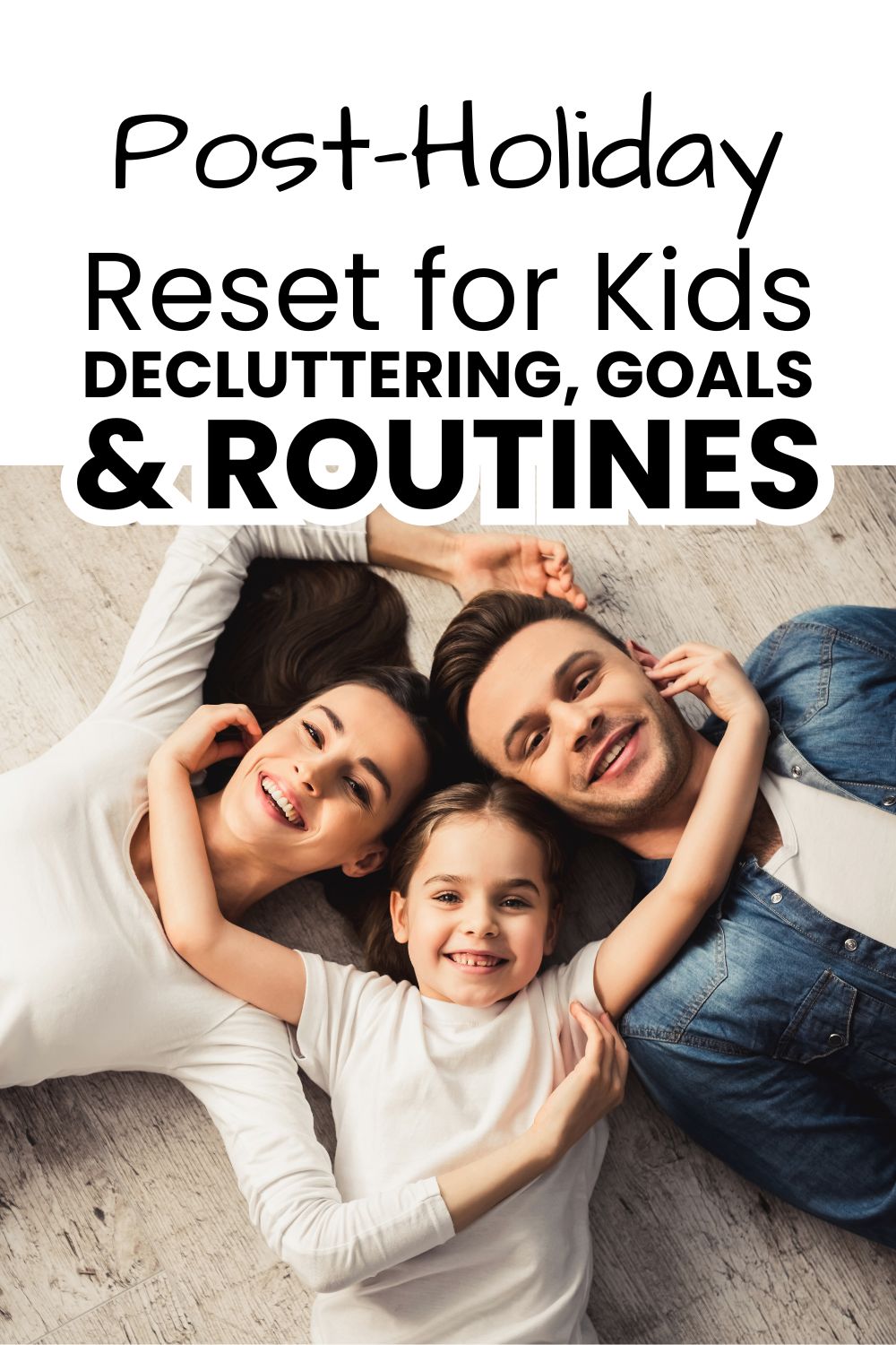 Reset for kids post holidays pinnable image