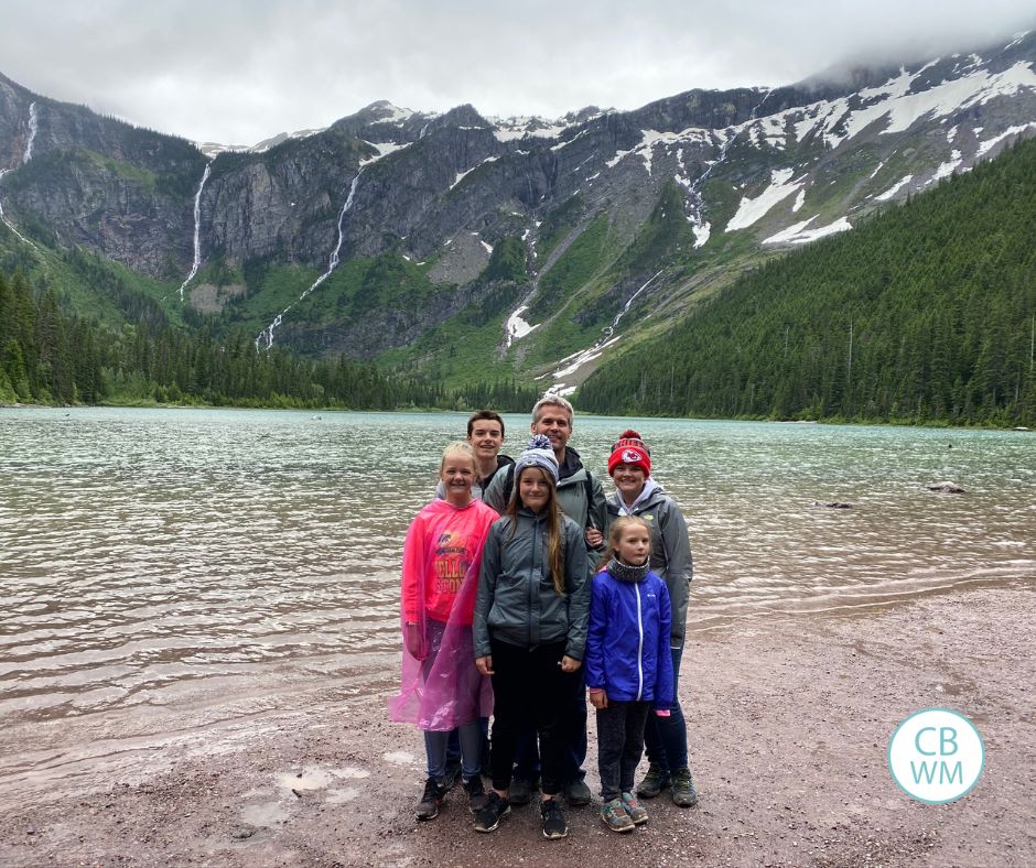 Our family at Glacier National Park