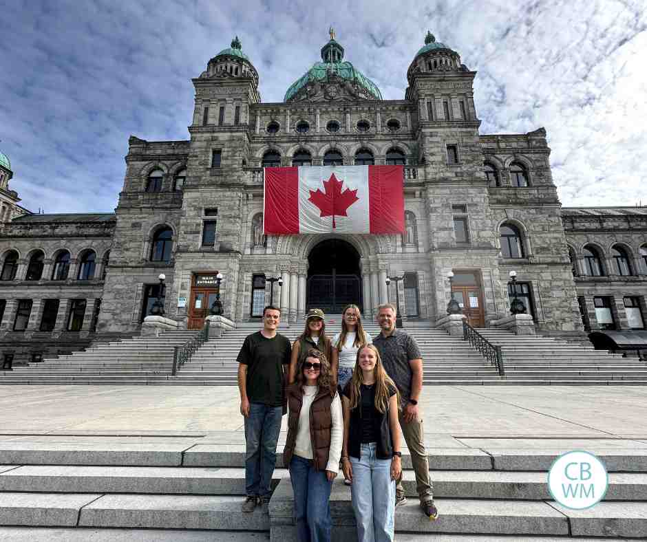 Our family in Victoria British Columbia