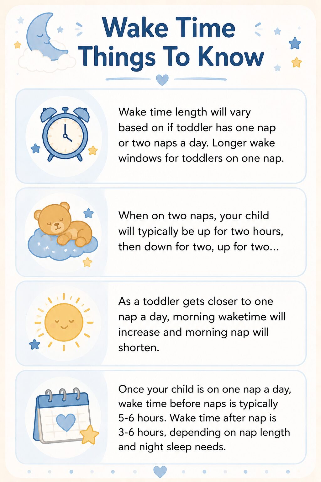 Toddler Wake Time Things to Know Graphic