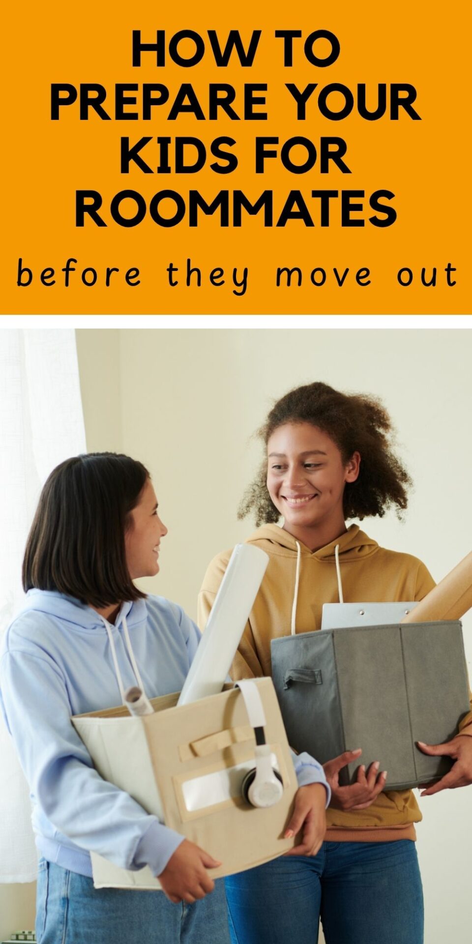 How to Prepare Your Kids for Roommates (Before They Move Out) pinnable image