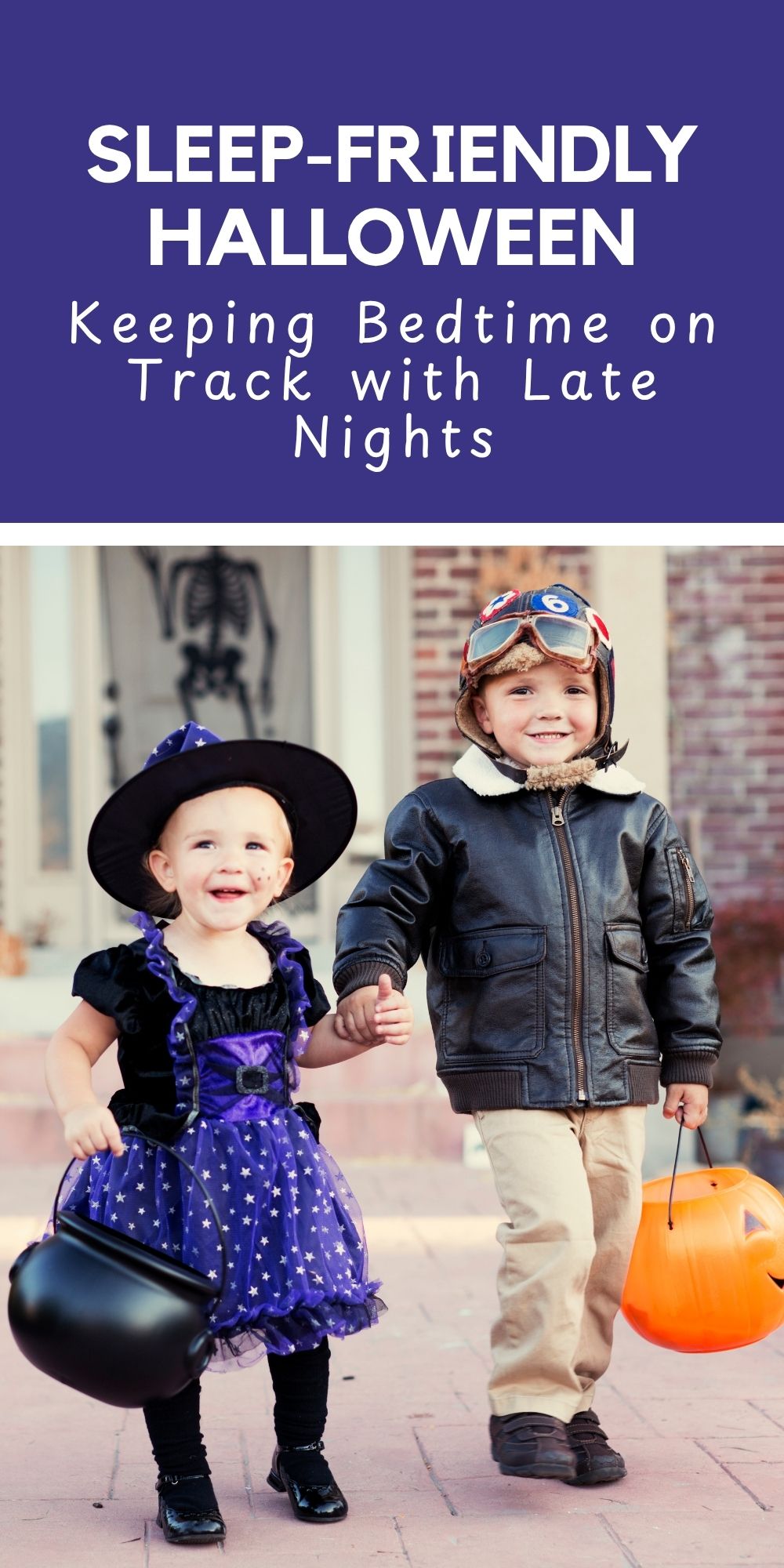 Sleep-Friendly Halloween: Keeping Bedtime on Track with Late Nights pinnable image